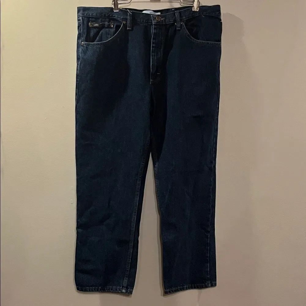 Lee Men's Dark Indigo Relaxed Jeans